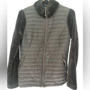 32 degree Black puffer and fleece jacket